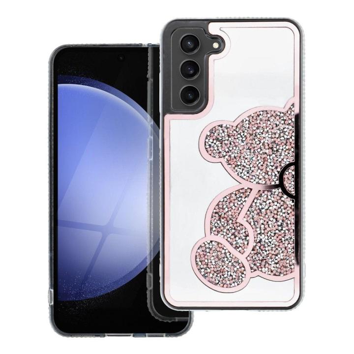 Futerał TEDDY BEAR do SAMSUNG A25 5G różowy