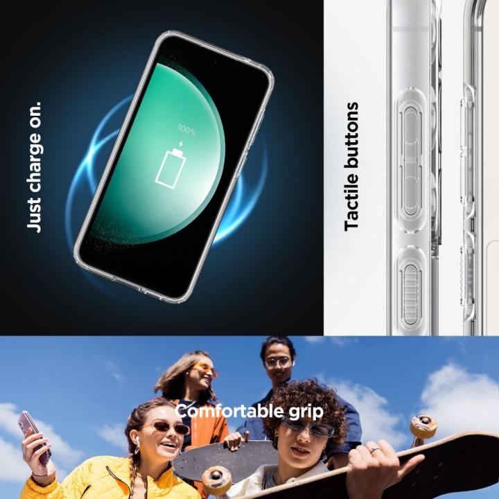 SPIGEN futerał ULTRA HYBRID Onetap Ring kompatybilny z MagSafe SAMSUNG S23 FE black