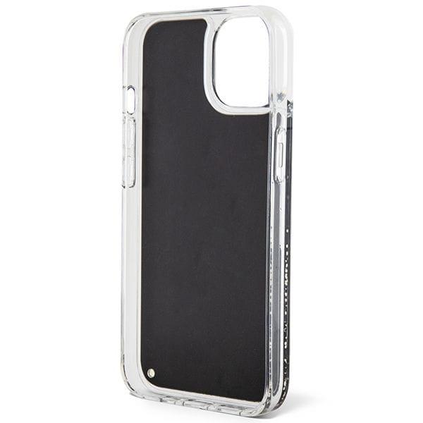 GUESS futerał do IPHONE 13 / 14 / 15 GUHCP14SLCSGSGK (Liquid Glitter Marble) czarny
