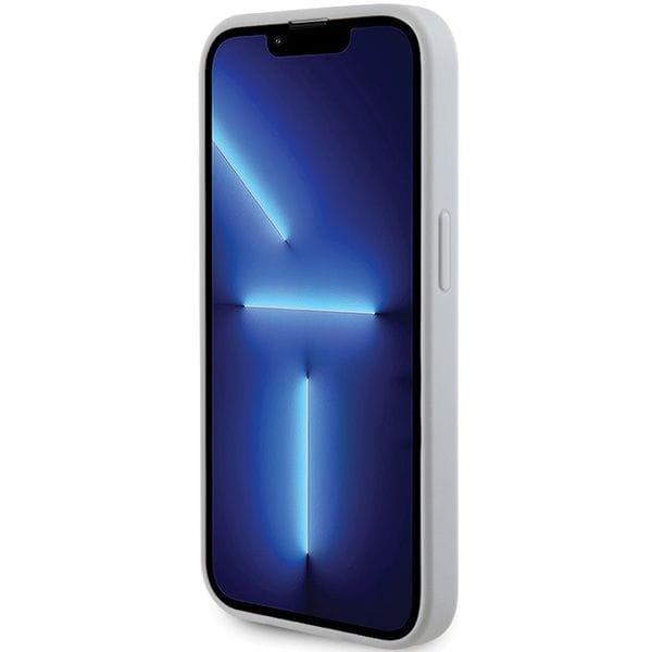 GUESS futerał do IPHONE 15 Pro GUHCP15LPS4DGPS (Strass Metal Logo) srebrny
