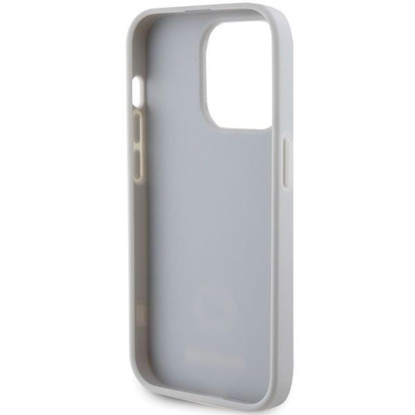 GUESS futerał do IPHONE 15 Pro GUHCP15LPS4DGPS (Strass Metal Logo) srebrny