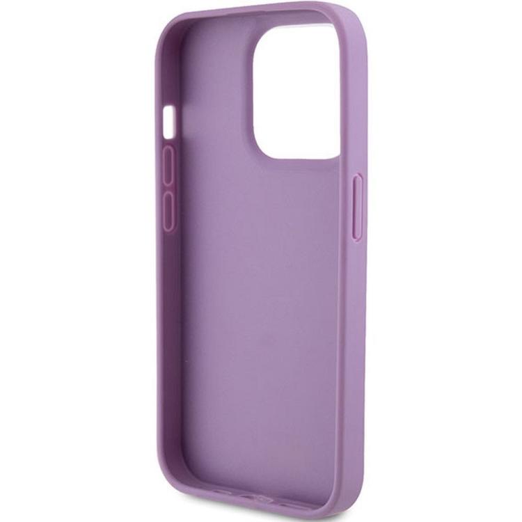 GUESS futerał do IPHONE 15 Pro Max GUHCP15XP4EPMU (Quilted 4G Classic) jasny fiolet