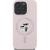KARL LAGERFELD futerał do IPHONE 16 kompatybilny z MagSafe KLHMP16SSCMKCRHP (Silicone KC Body Ring) różowy
