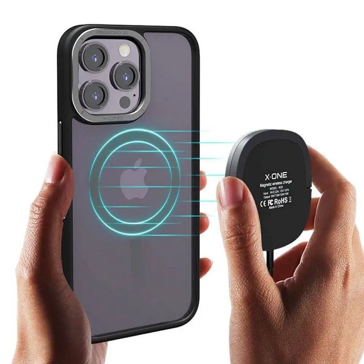 Futerał X-ONE Dropguard Magnetic Case Air (kompatybilny z MagSafe) - do Apple iPhone 16 Plus czarny