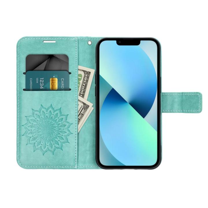 Kabura MEZZO Book do XIAOMI Redmi Note 13 Pro Plus 5G mandala zielony