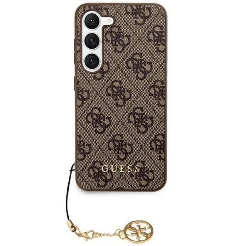 GUESS futerał do SAMSUNG S24 GUHCS24SGF4GBR (4G Charm) brązowy