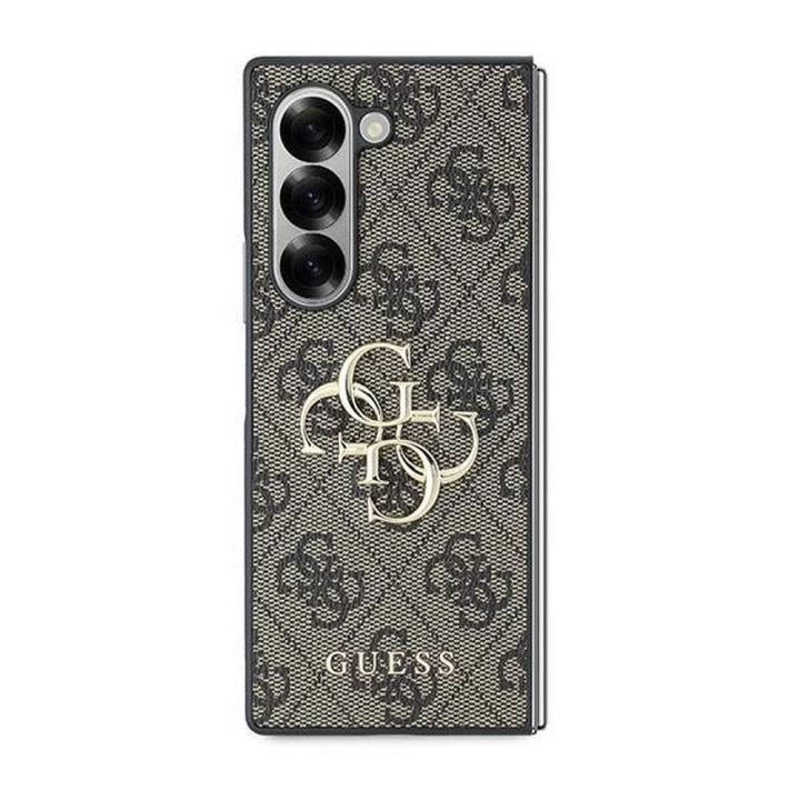 GUESS futerał do SAMSUNG Z Fold 6 GUHCZFD64GMGBR (PU 4G Leather Metal Logo) brązowy