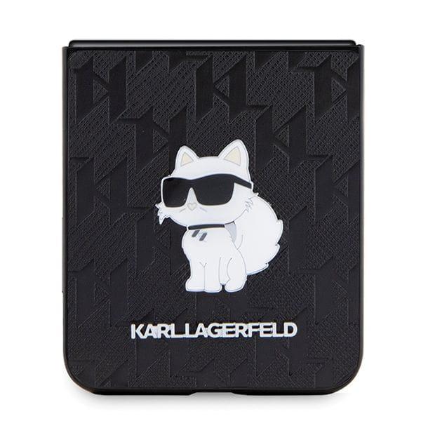 KARL LAGERFELD futerał do SAMSUNG Z Flip 5 KLHCZF5SAPCHNPK (Saffiano Mono Choupette PIN) czarny
