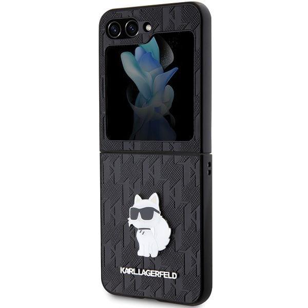 KARL LAGERFELD futerał do SAMSUNG Z Flip 5 KLHCZF5SAPCHNPK (Saffiano Mono Choupette PIN) czarny