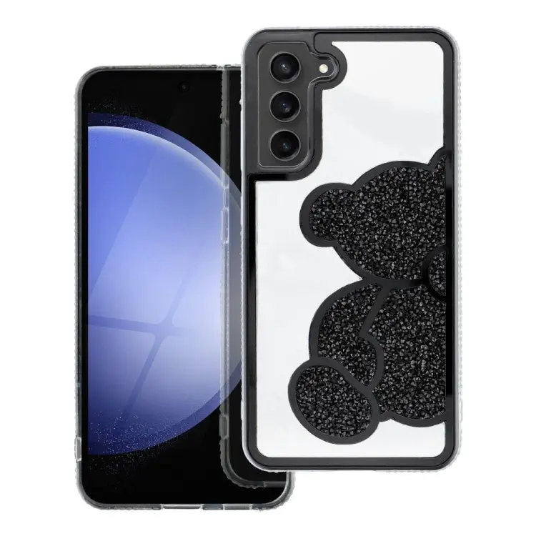 Futerał TEDDY BEAR do SAMSUNG S24 Ultra czarny
