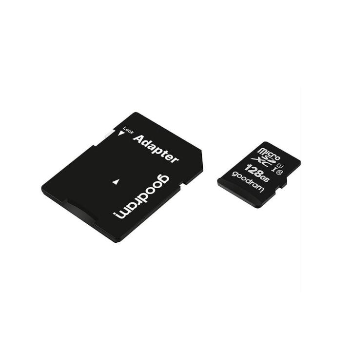 GOODRAM karta pamięci microSD 128GB 100MB/s class 10 UHS I z adapterem SD