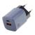FORCELL F-ENERGY GaN VT-31 ładowarka sieciowa Typ C + USB A PD QC4.0 3A 33W szara