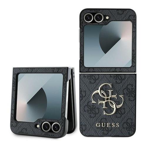 GUESS futerał do SAMSUNG Z Flip 6 GUHCZF64GMGGR (PU 4G Leather Metal Logo) czarny