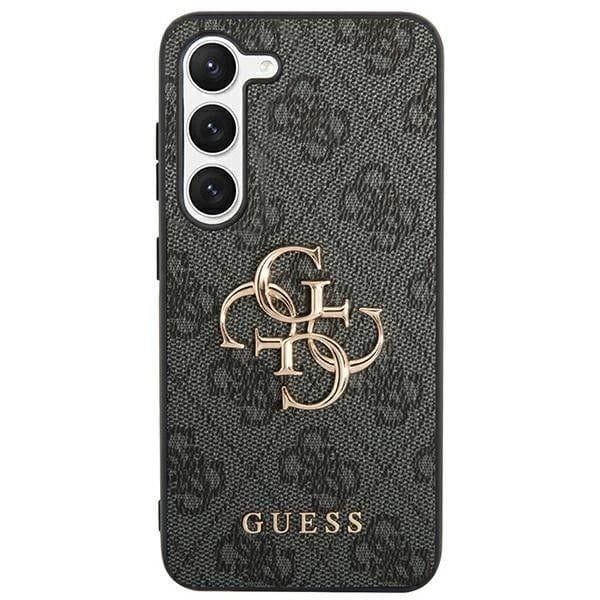 GUESS futerał do SAMSUNG S24 Ultra GUHCS24L4GMGGR (Leather 4G Metal Logo) czarny