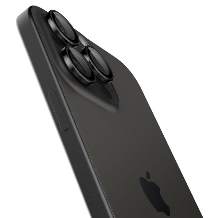 OSŁONA APARATU SPIGEN OPTIK PRO GLAS.TR ”EZ FIT” CAMERA PROTECTOR 2-PACK IPHONE 14 PRO / PRO MAX / 15 PRO / PRO MAX / 16 PRO / PRO MAX BLACK