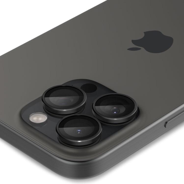 OSŁONA APARATU SPIGEN OPTIK PRO GLAS.TR ”EZ FIT” CAMERA PROTECTOR 2-PACK IPHONE 14 PRO / PRO MAX / 15 PRO / PRO MAX / 16 PRO / PRO MAX BLACK
