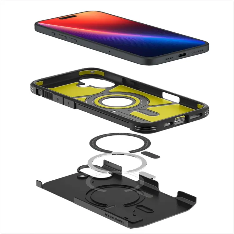 SPIGEN TOUGH ARMOR MAG MAGSAFE IPHONE 16 BLACK