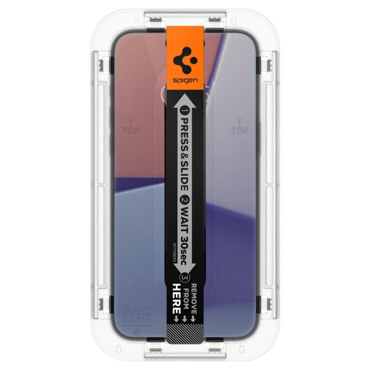 SZKŁO HARTOWANE SPIGEN GLAS.TR ”EZ FIT” IPHONE 15 PLUS PRIVACY