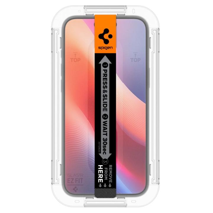 SZKŁO HARTOWANE SPIGEN GLAS.TR ”EZ FIT” 2-PACK IPHONE 15 / 16 PRIVACY