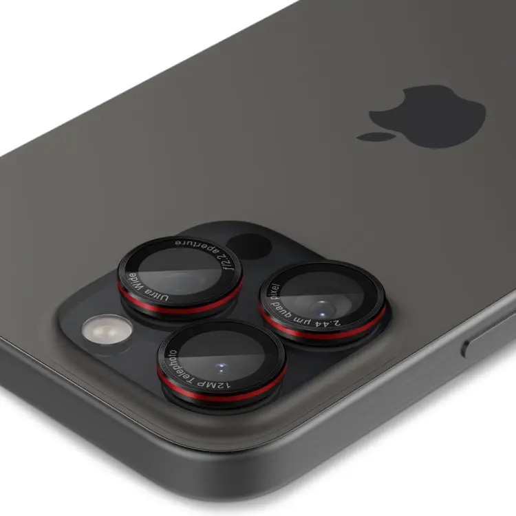 OSŁONA APARATU SPIGEN OPTIK PRO L-SERIES GLAS.TR ”EZ FIT” CAMERA PROTECTOR 2-PACK IPHONE 14 PRO / PRO MAX / 15 PRO / PRO MAX / 16 PRO / 16 PRO MAX BLACK