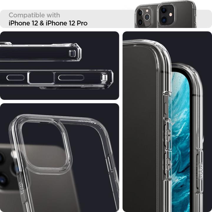 SPIGEN ULTRA HYBRID IPHONE 12 / 12 PRO CRYSTAL CLEAR