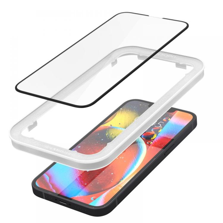 SZKŁO HARTOWANE SPIGEN ALM GLASS FC 2-PACK IPHONE 13 / 13 PRO / 14 BLACK