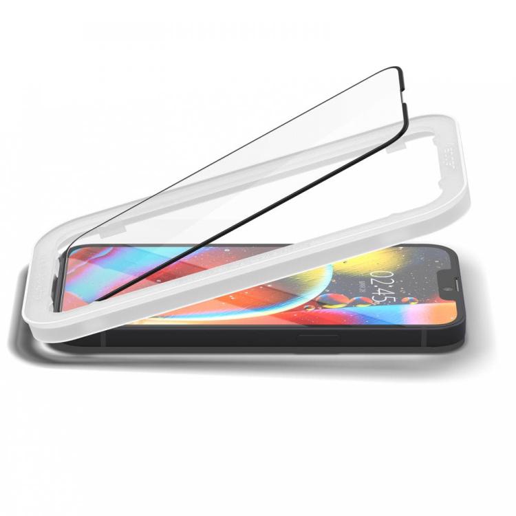 SZKŁO HARTOWANE SPIGEN ALM GLASS FC 2-PACK IPHONE 13 / 13 PRO / 14 BLACK