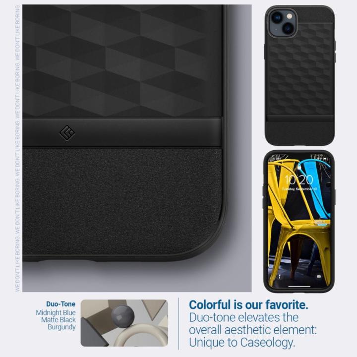 CASEOLOGY PARALLAX MAG MAGSAFE IPHONE 14 PLUS / 15 PLUS MATTE BLACK