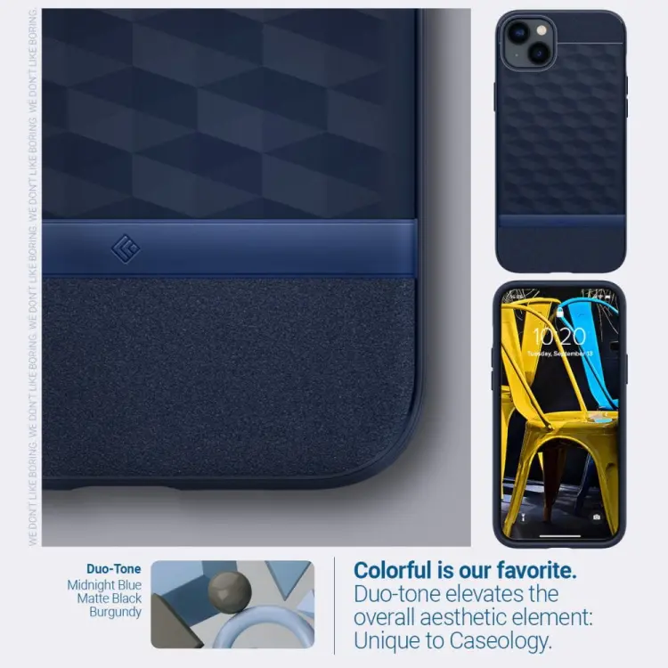 CASEOLOGY PARALLAX MAG MAGSAFE IPHONE 14 PLUS / 15 PLUS MIDNIGHT BLUE