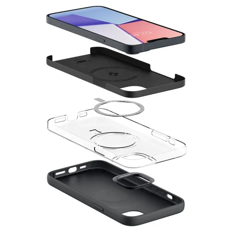 SPIGEN SILICONE FIT MAG MAGSAFE IPHONE 14 PLUS / 15 PLUS BLACK