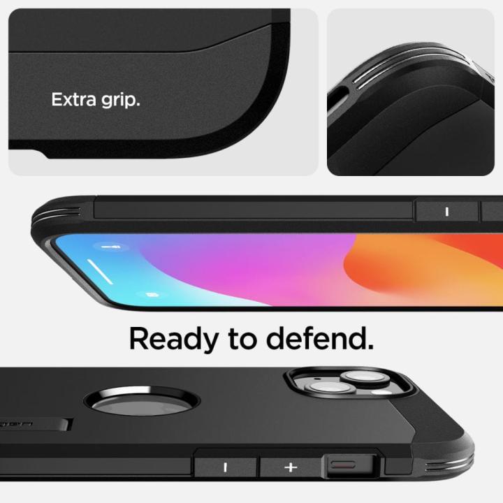 SPIGEN TOUGH ARMOR MAG MAGSAFE IPHONE 15 BLACK