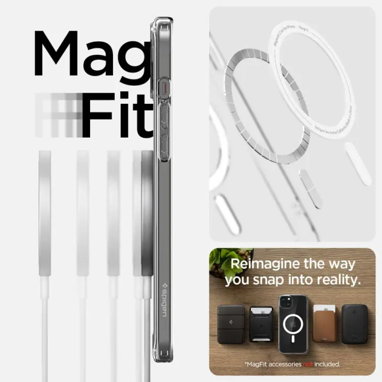 SPIGEN ULTRA HYBRID MAG MAGSAFE IPHONE 15 WHITE