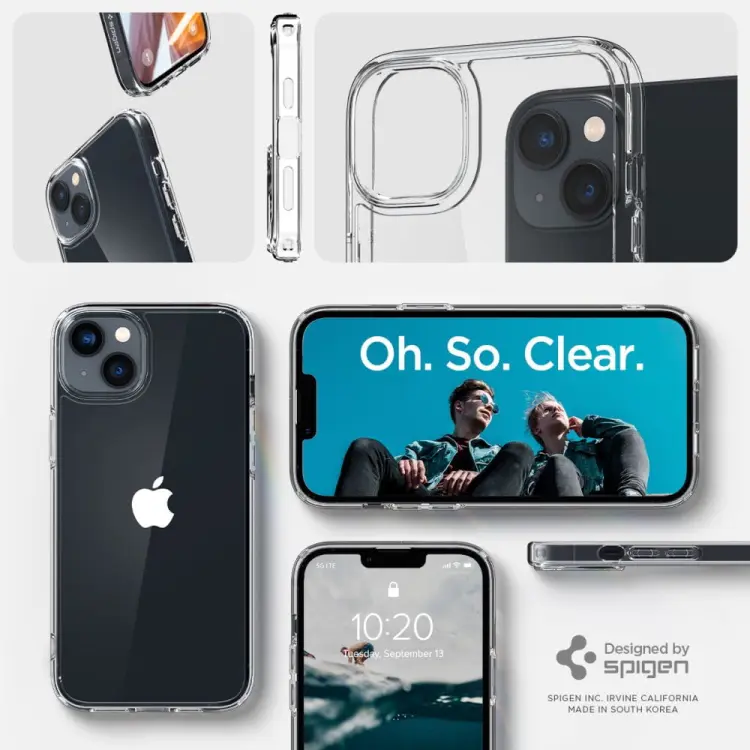 SPIGEN ULTRA HYBRID IPHONE 14 CRYSTAL CLEAR