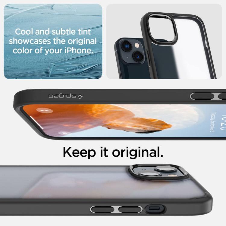 SPIGEN ULTRA HYBRID IPHONE 14 PLUS / 15 PLUS FROST BLACK