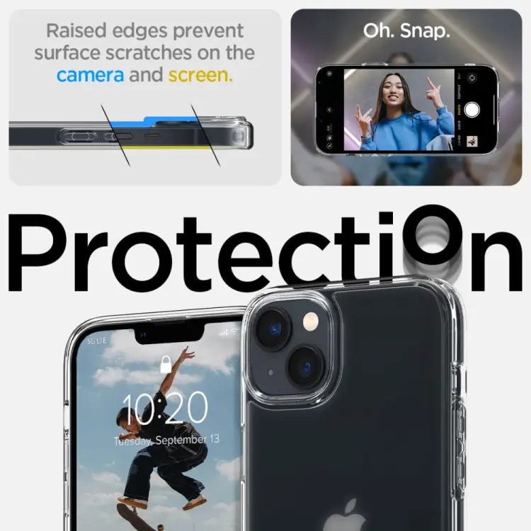 SPIGEN ULTRA HYBRID IPHONE 14 PLUS / 15 PLUS FROST CLEAR
