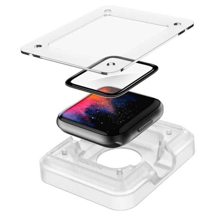 SZKŁO HYBRYDOWE SPIGEN PROFLEX ”EZ FIT” APPLE WATCH 4 / 5 / 6 / SE (44MM)