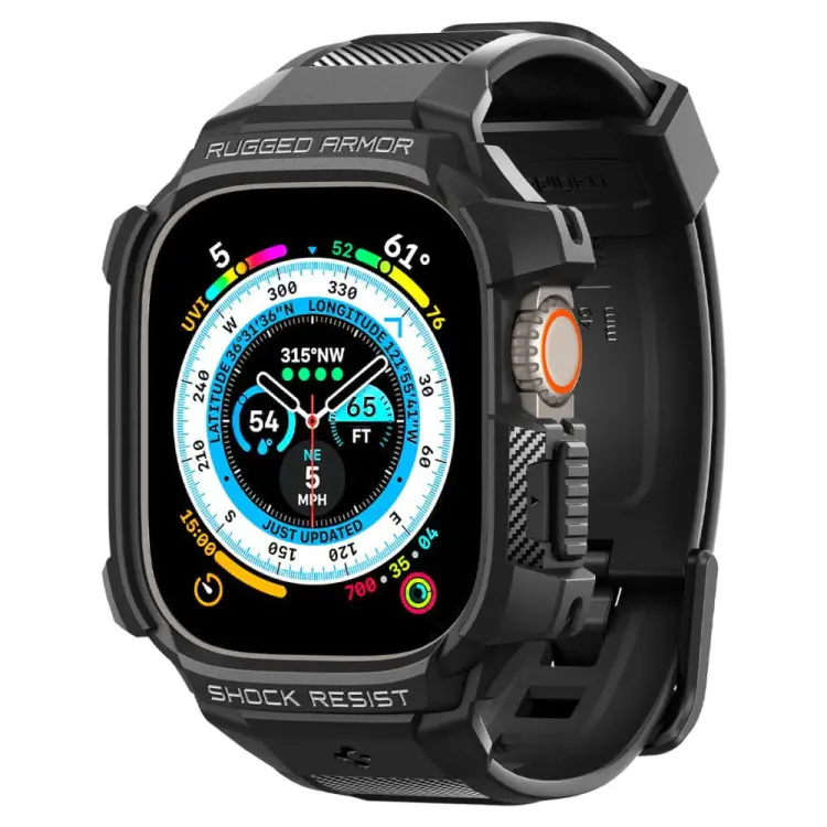 SPIGEN RUGGED ARMOR ”PRO” APPLE WATCH ULTRA 1 / 2 (49 MM) BLACK