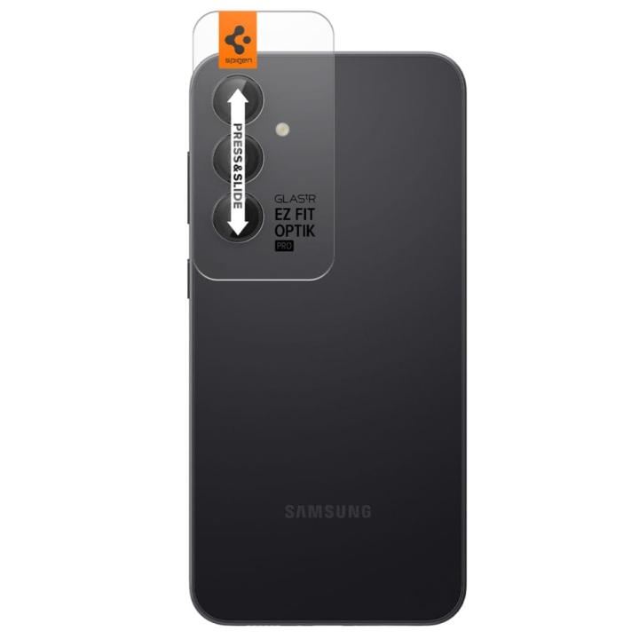OSŁONA APARATU SPIGEN OPTIK.TR ”EZ FIT” CAMERA PROTECTOR 2-PACK GALAXY S23 FE BLACK