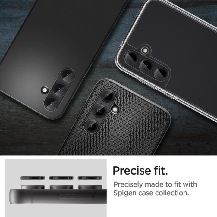 OSŁONA APARATU SPIGEN OPTIK.TR ”EZ FIT” CAMERA PROTECTOR 2-PACK GALAXY S23 FE BLACK