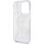 GUESS futerał do IPHONE 15 Pro kompatybilny z MagSafe GUHMP15LHRSGSD (Glitter Script Logo Ring stand) transparentny