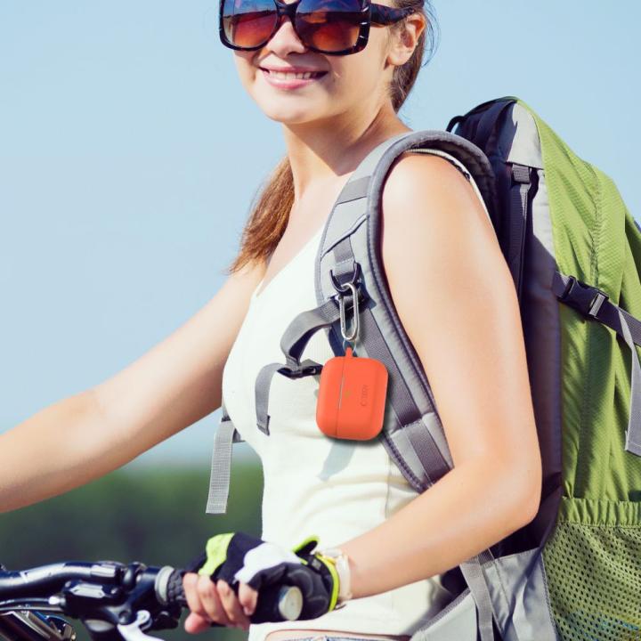 TECH-PROTECT SILICONE HOOK APPLE AIRPODS PRO 1 / 2 CAFFE LATTE