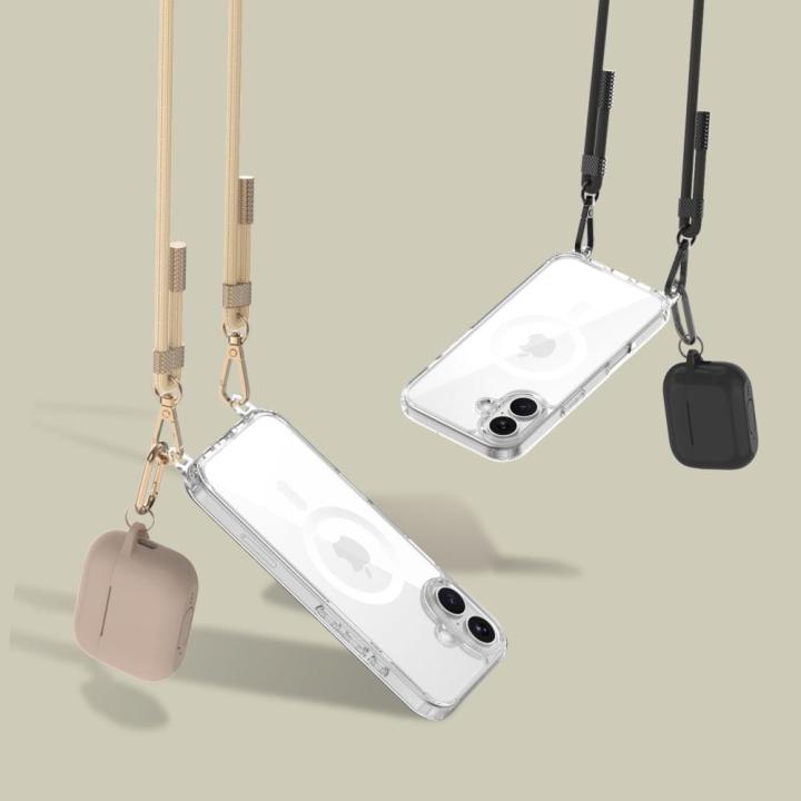 TECH-PROTECT FLEXAIR CHAIN MAGSAFE IPHONE 16 BLACK &amp; TAUPE