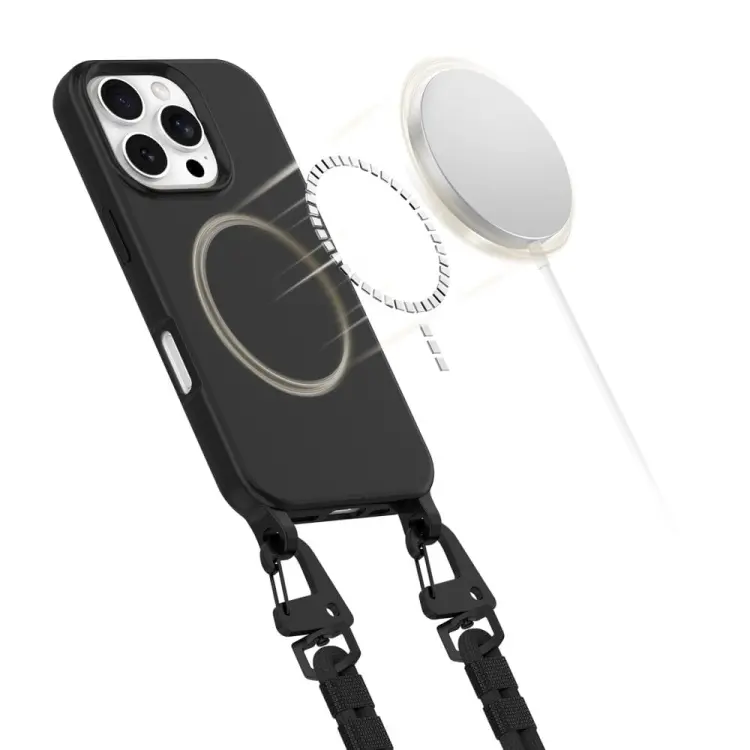 TECH-PROTECT MAGNECKLACE MAGSAFE IPHONE 16 PRO BLACK