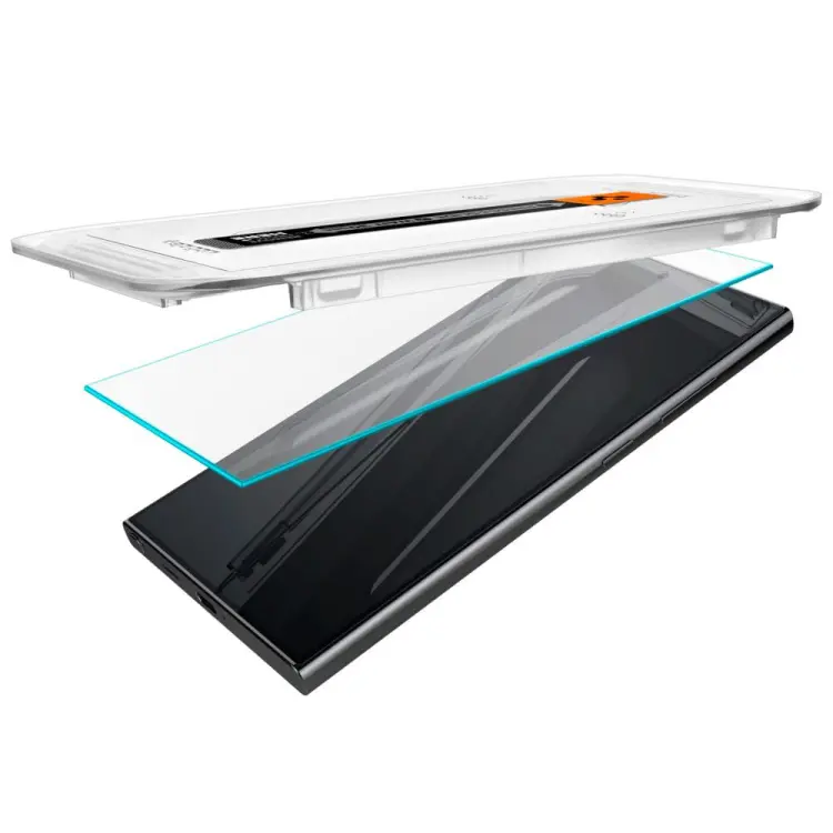 SZKŁO HARTOWANE SPIGEN GLAS.TR ”EZ FIT” 2-PACK GALAXY S24 ULTRA CLEAR