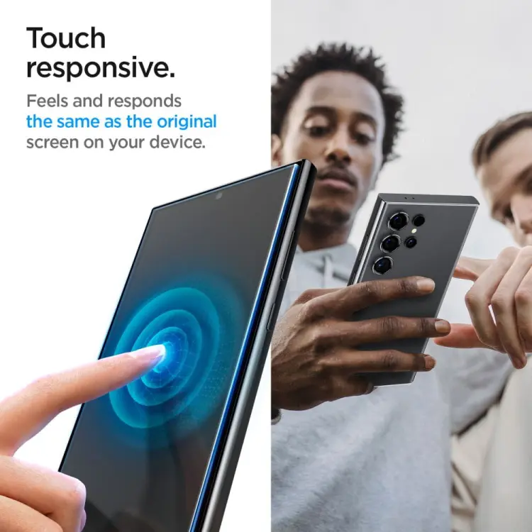 SZKŁO HARTOWANE SPIGEN GLAS.TR ”EZ FIT” 2-PACK GALAXY S24 ULTRA CLEAR