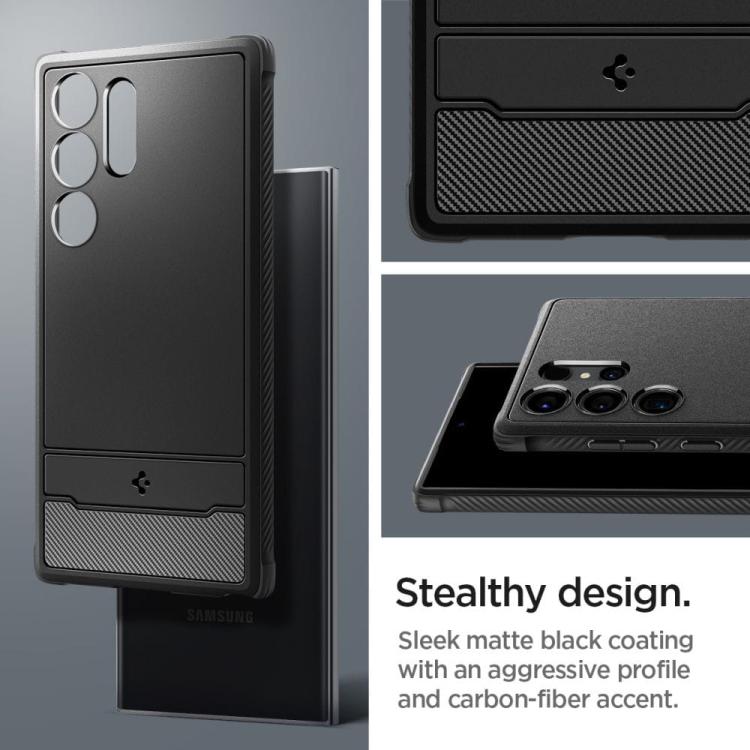 SPIGEN RUGGED ARMOR GALAXY S24 ULTRA MATTE BLACK