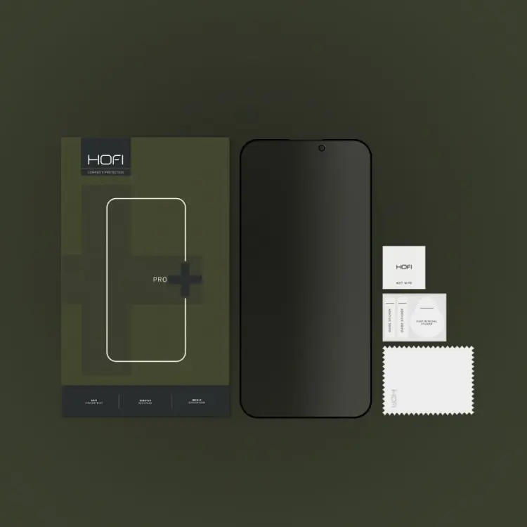 SZKŁO PRYWATYZUJĄCE HOFI ANTI SPY GLASS PRO+ IPHONE 15 PRIVACY