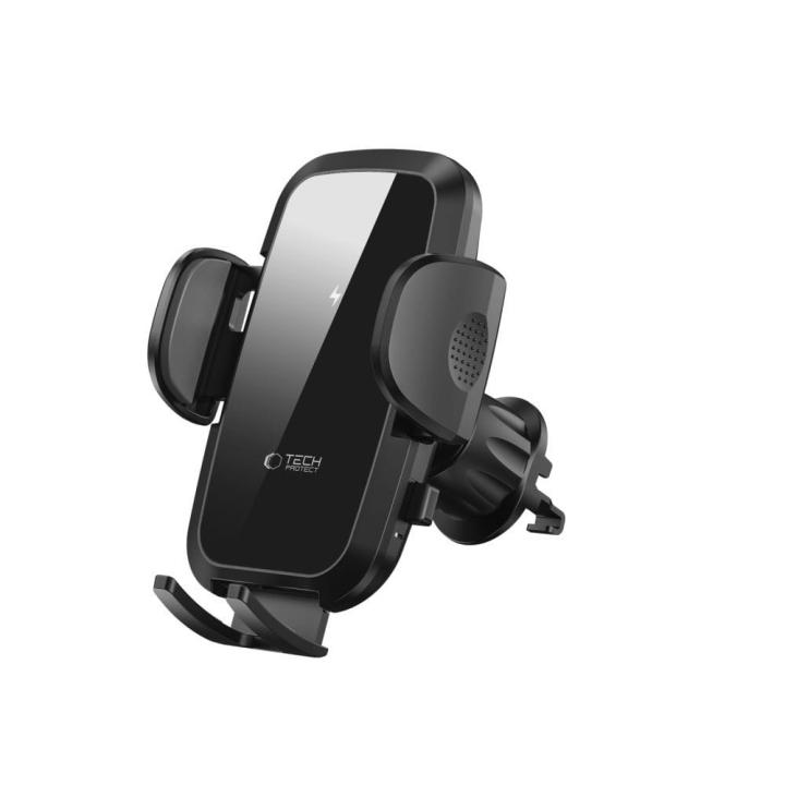 TECH-PROTECT CM15W-V1 DASHBOARD &amp; VENT CAR MOUNT WIRELESS CHARGER 15W BLACK