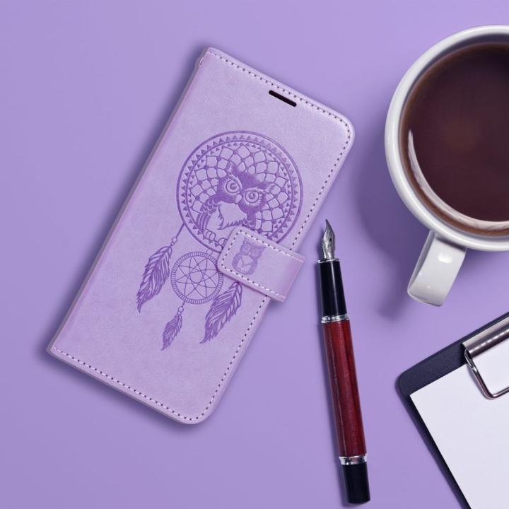 Kabura MEZZO Book do SAMSUNG A16 5G łapacz snów fioletowy