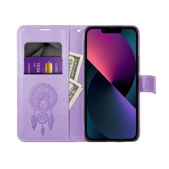 Kabura MEZZO Book do SAMSUNG A16 5G łapacz snów fioletowy